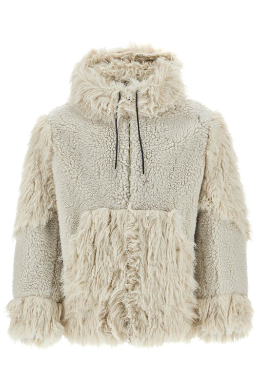 Sacai hooded fleece jacket with hood Vests Sacai