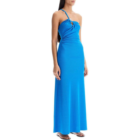 Christopher Esber one-shoulder maxi dress with natural stones Dresses Christopher Esber