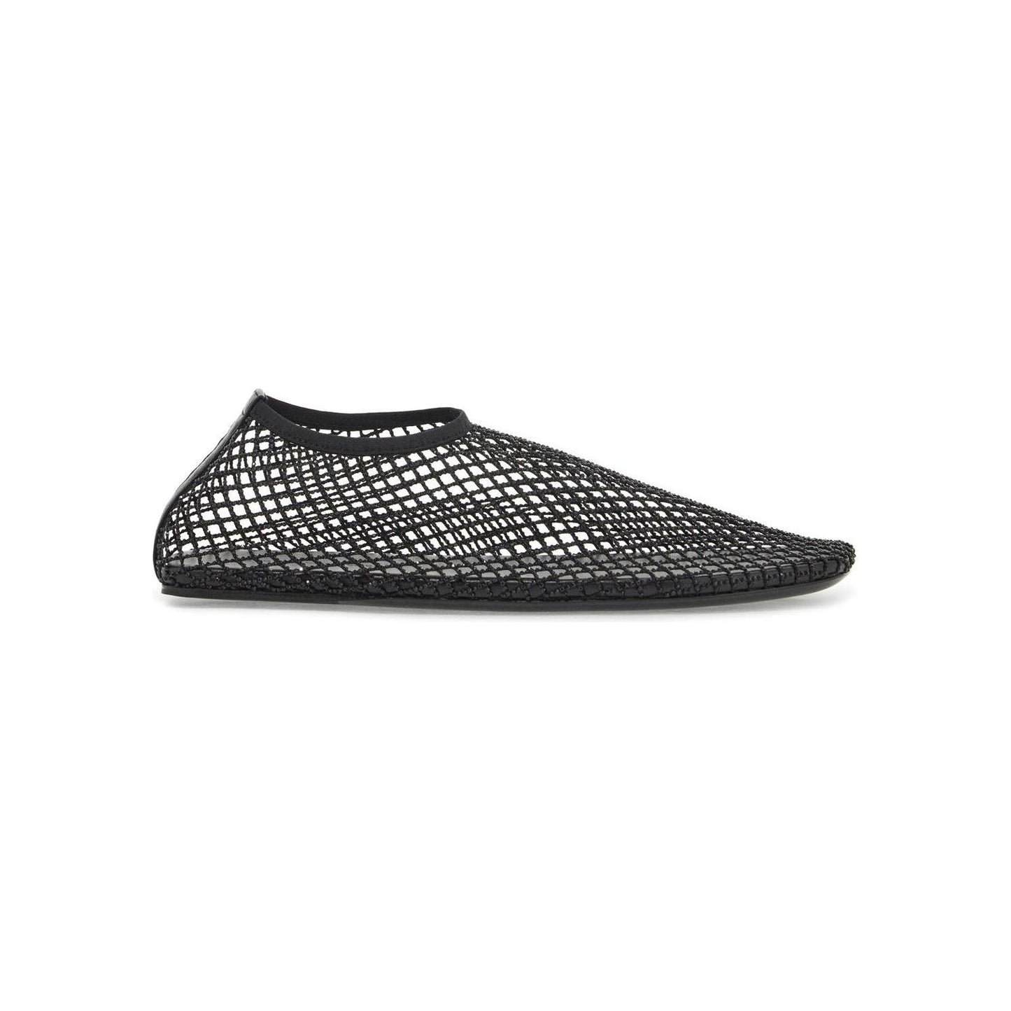 Christopher Esber mesh ballerina flats with micro crystals Flat Shoes Christopher Esber