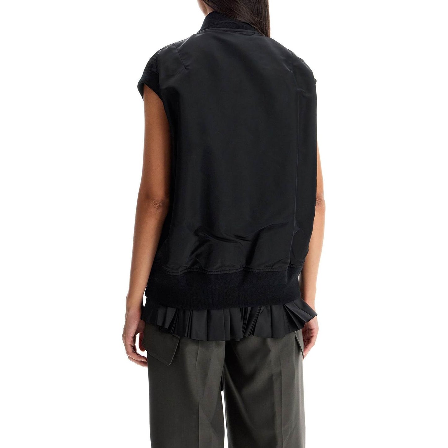 Sacai layered nylon vest for outdoor Vests Sacai