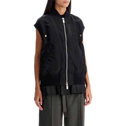 Sacai layered nylon vest for outdoor Vests Sacai