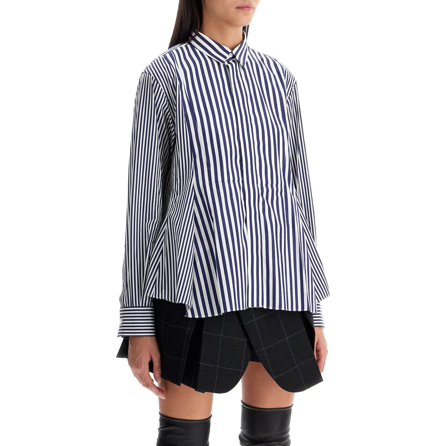 Sacai pure cotton poplin shirt Topwear Sacai