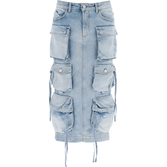 The Attico cargo denim skirt Skirts The Attico