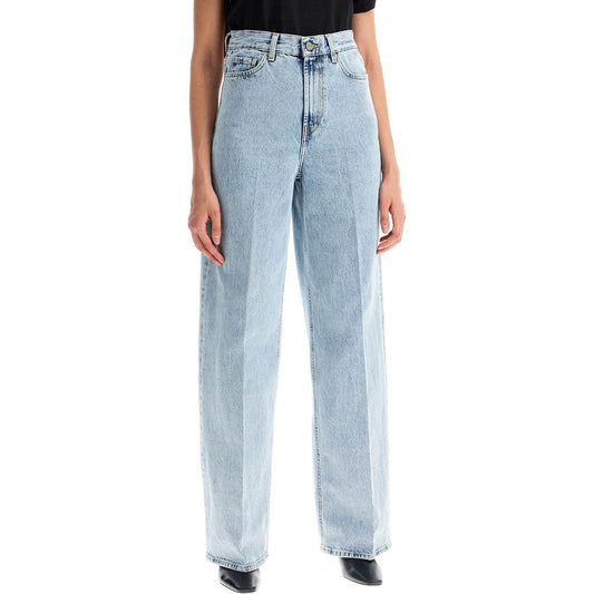 Toteme wide leg jeans in organic cotton