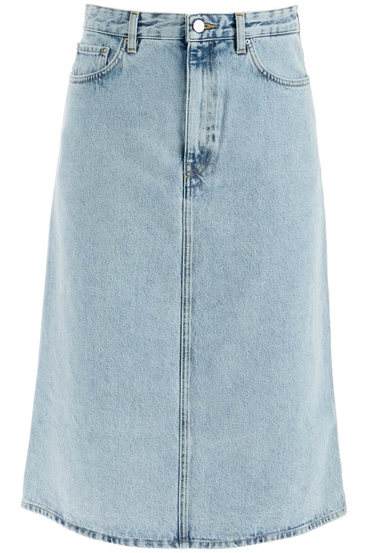 Toteme denim midi skirt in seven Skirts Toteme