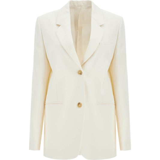 Toteme single-breasted canvas blazer