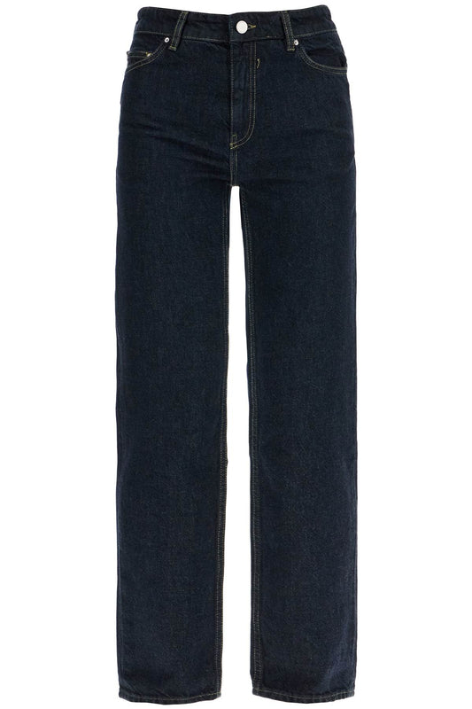 Toteme high-waisted slim jeans in organic cotton blue