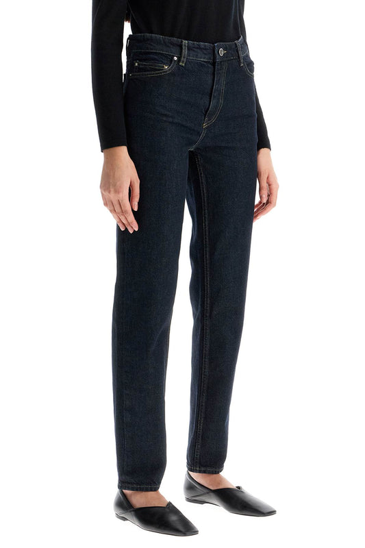 Toteme high-waisted slim jeans in organic cotton blue Jeans Toteme