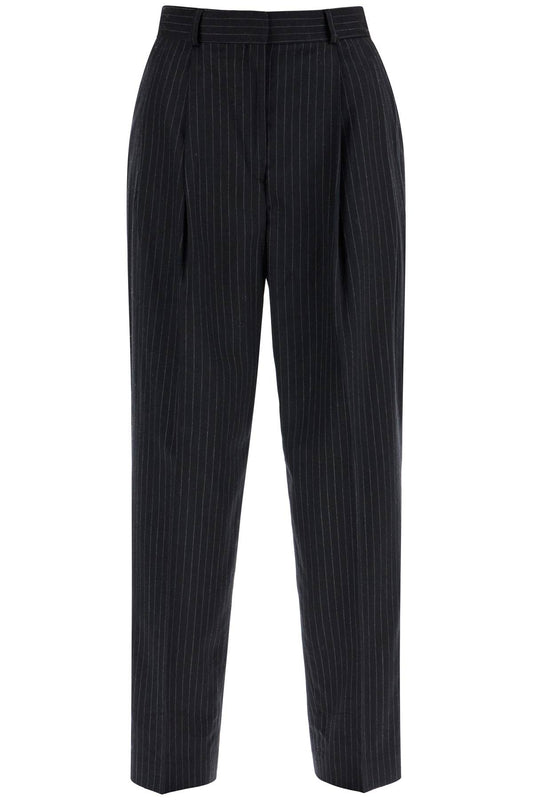 Toteme double pleated pinstripe trousers Trousers Toteme