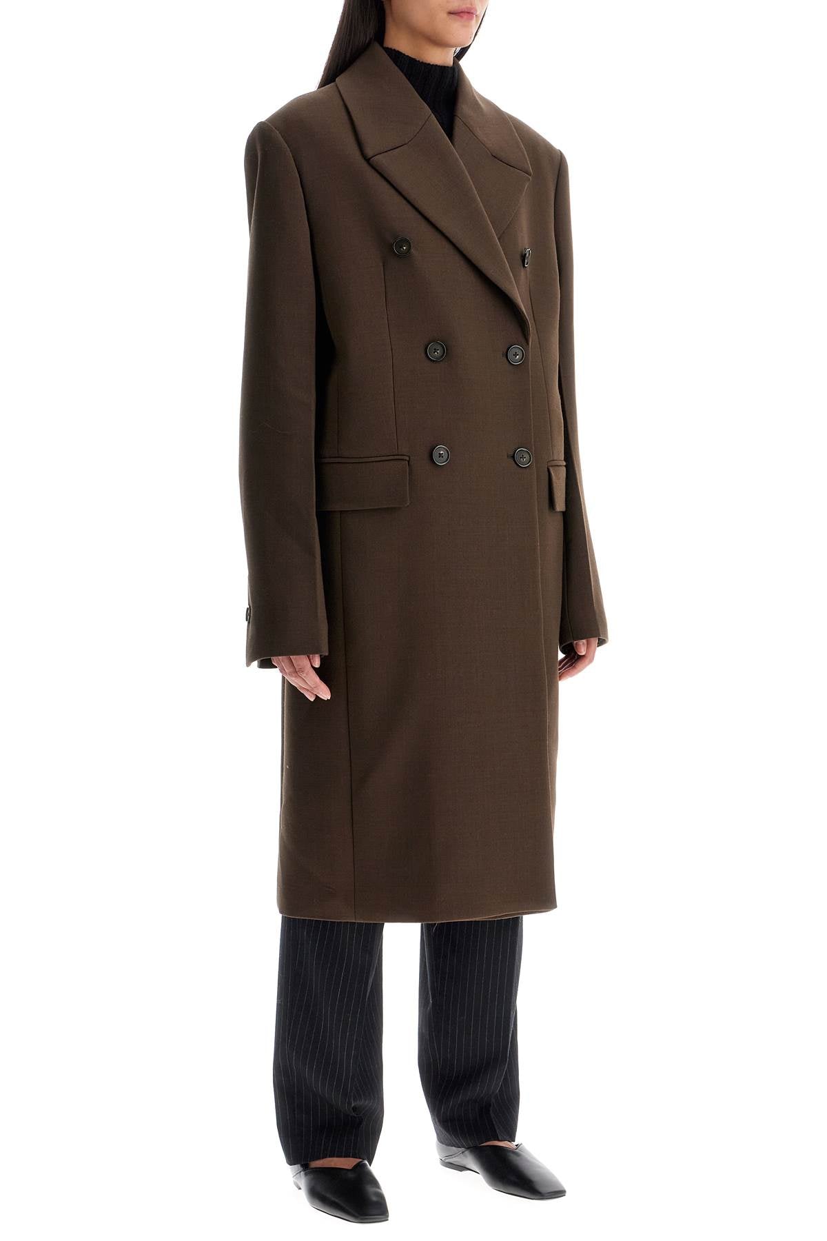 Toteme wide double-breasted coat