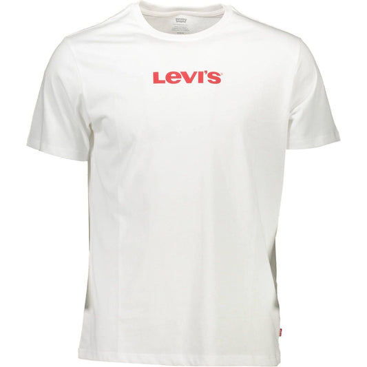 Levi's White Cotton Men T-Shirt Levi's