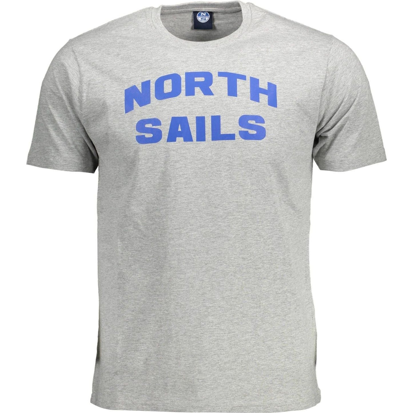 North Sails Chic Gray Crew Neck Statement Tee North Sails