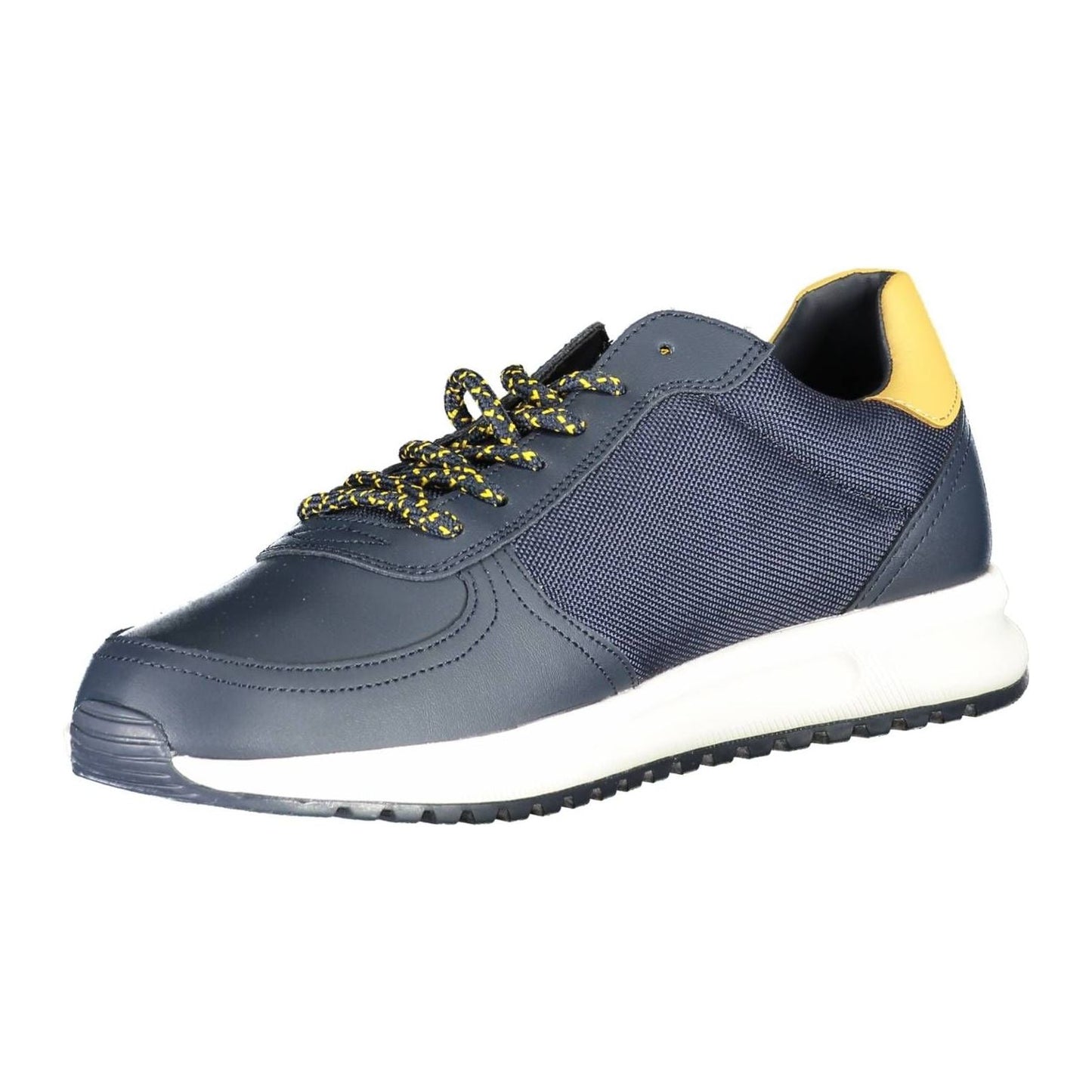 Tommy Hilfiger Sleek Blue Sneakers with Contrasting Sole Tommy Hilfiger