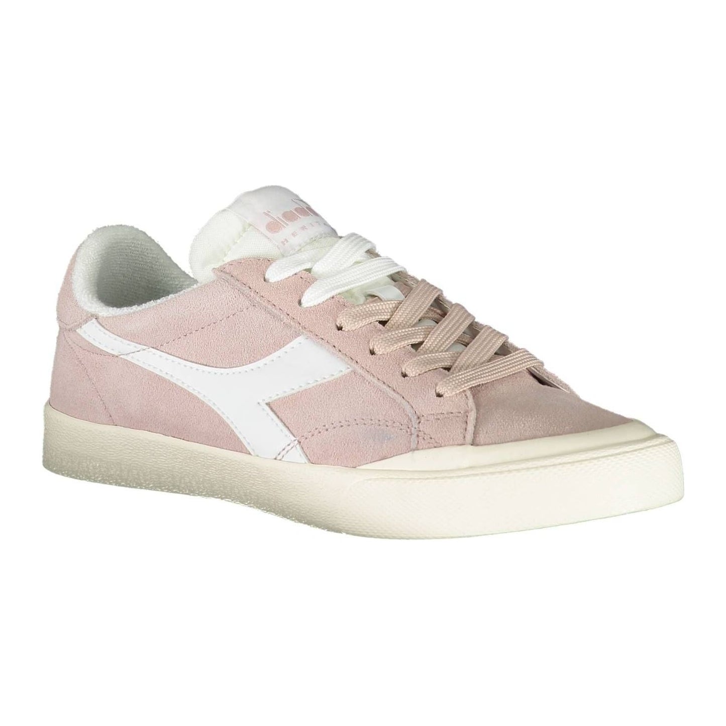 Diadora Chic Pink Lace-up Sports Sneakers Diadora