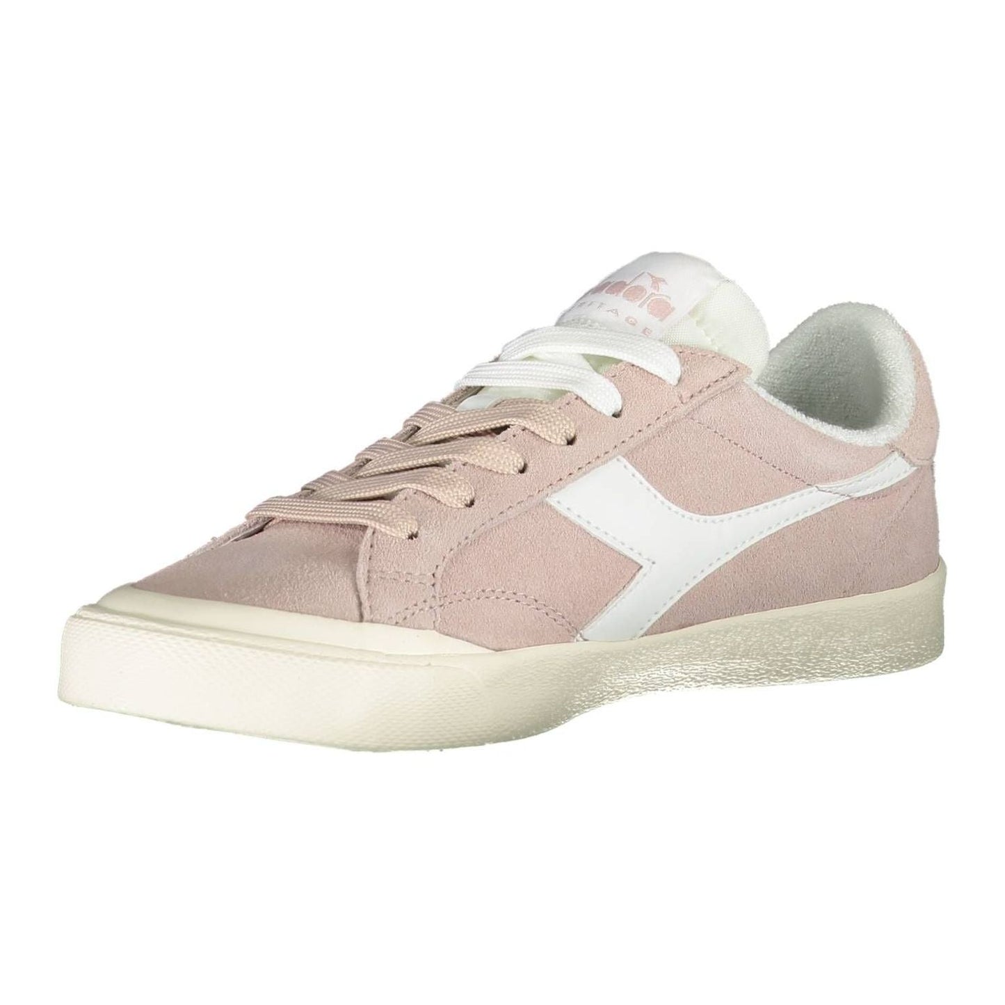 Diadora Chic Pink Lace-up Sports Sneakers Diadora