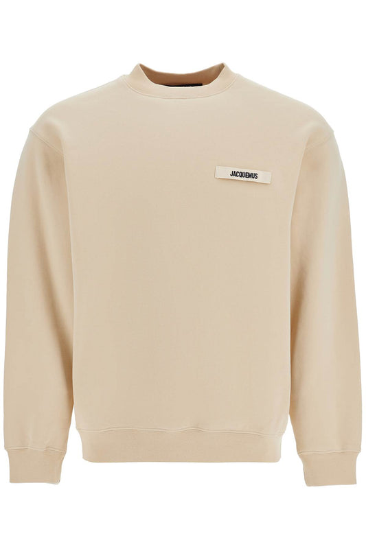 Jacquemus 'round neck sweatshirt with gros grain Topwear Jacquemus