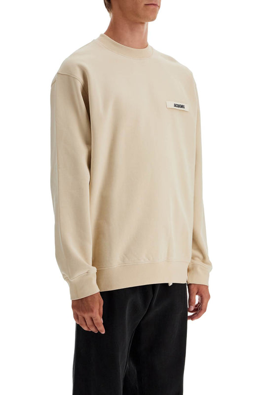 Jacquemus 'round neck sweatshirt with gros grain Topwear Jacquemus