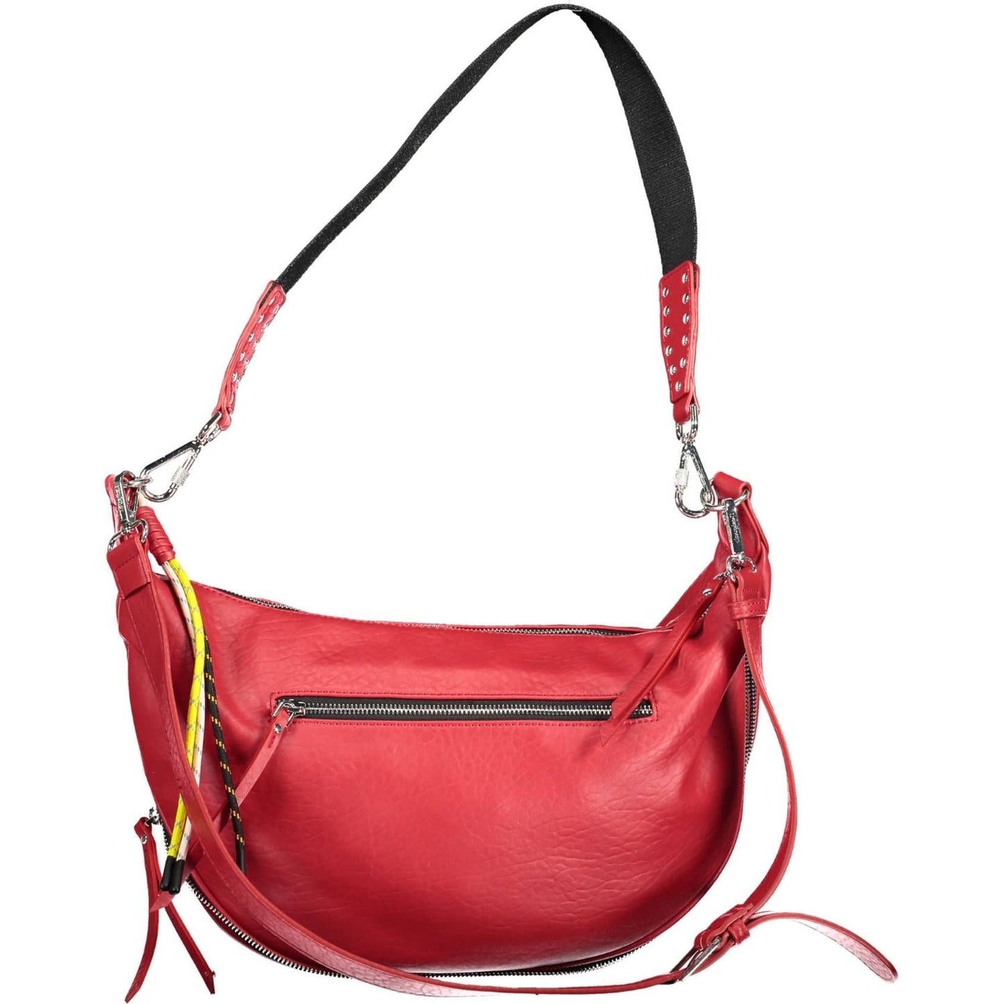 Desigual Sizzling Red Expandable Handbag Desigual