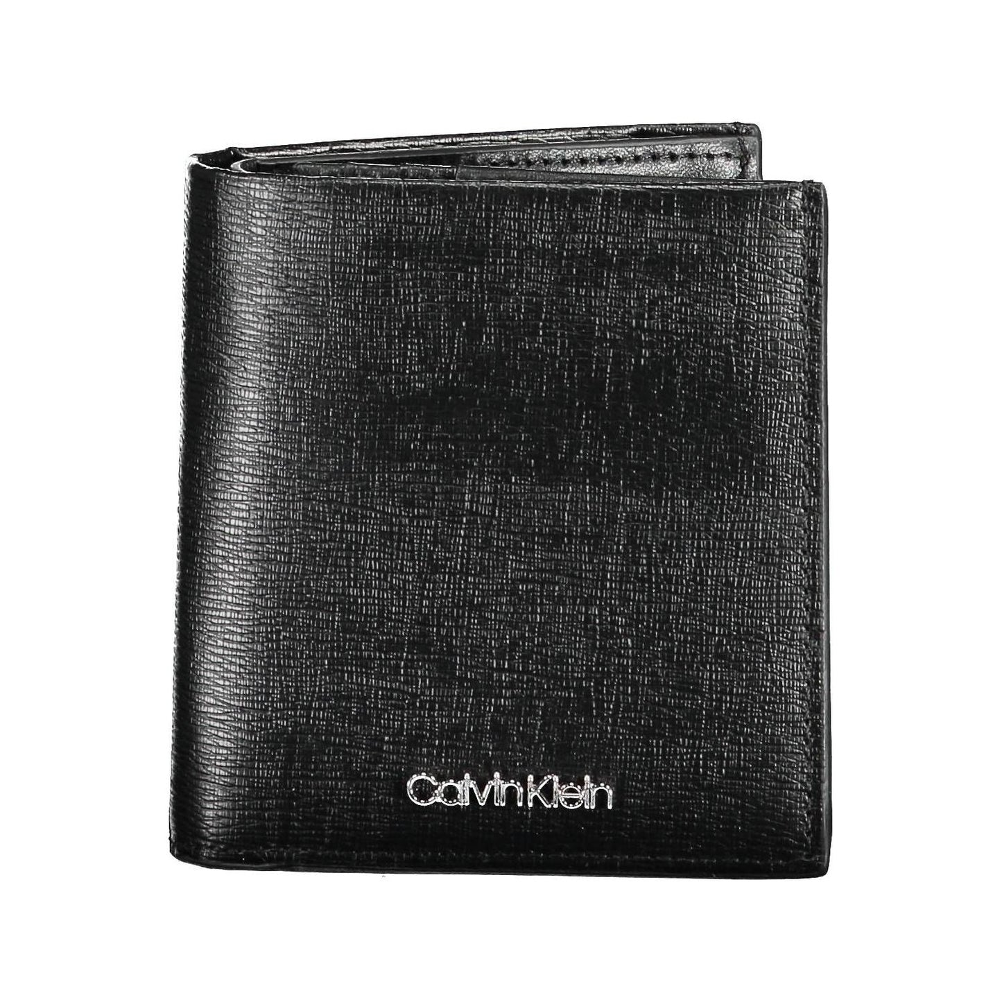 Calvin Klein Sleek Black Leather Wallet with RFID Block Calvin Klein