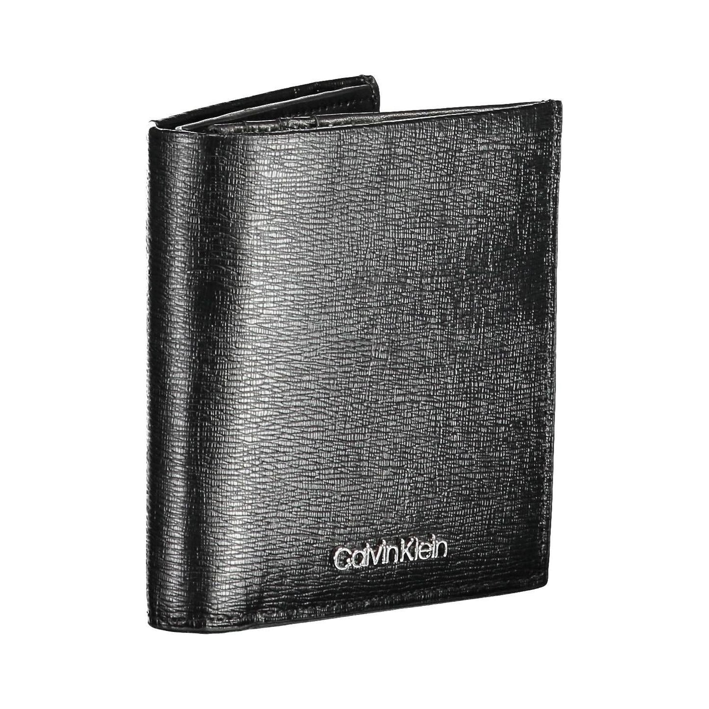 Calvin Klein Sleek Black Leather Wallet with RFID Block Calvin Klein