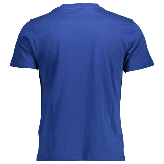 North Sails Blue Cotton Men T-Shirt North Sails