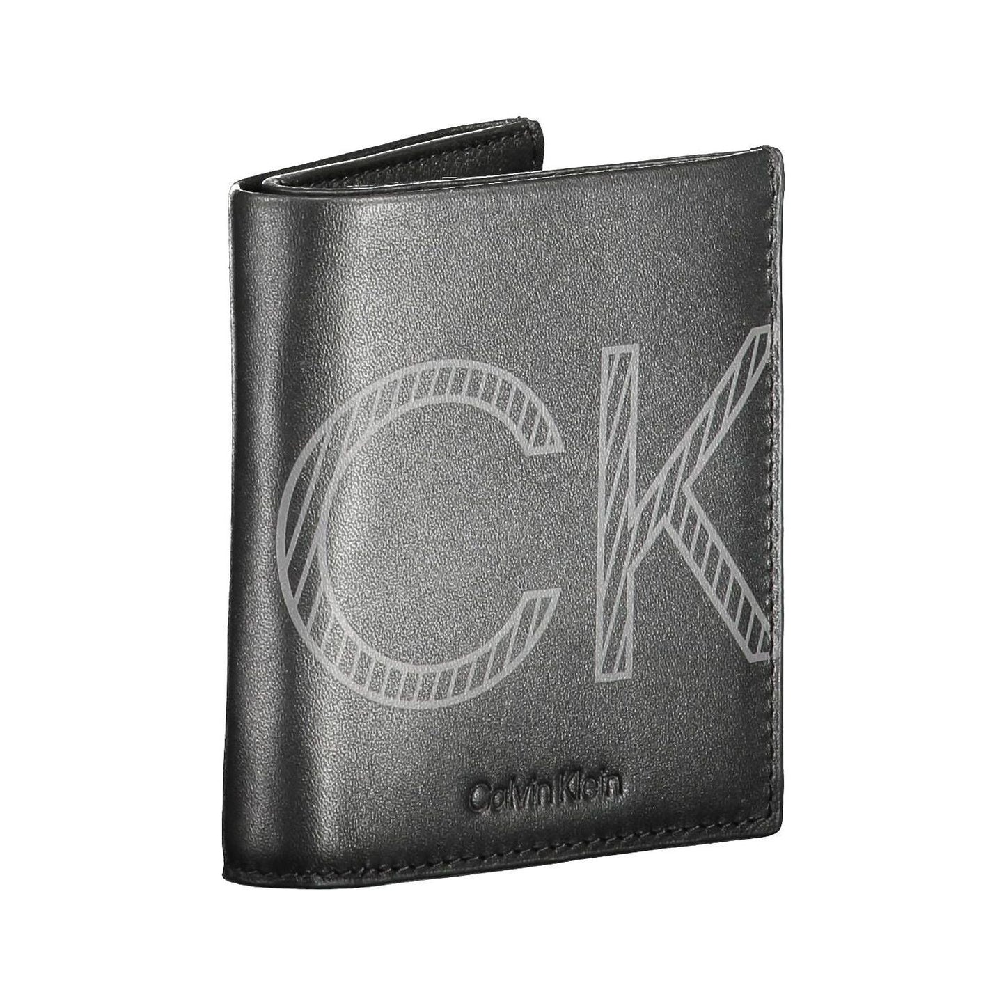 Calvin Klein Sleek Dual Compartment Leather Wallet Calvin Klein