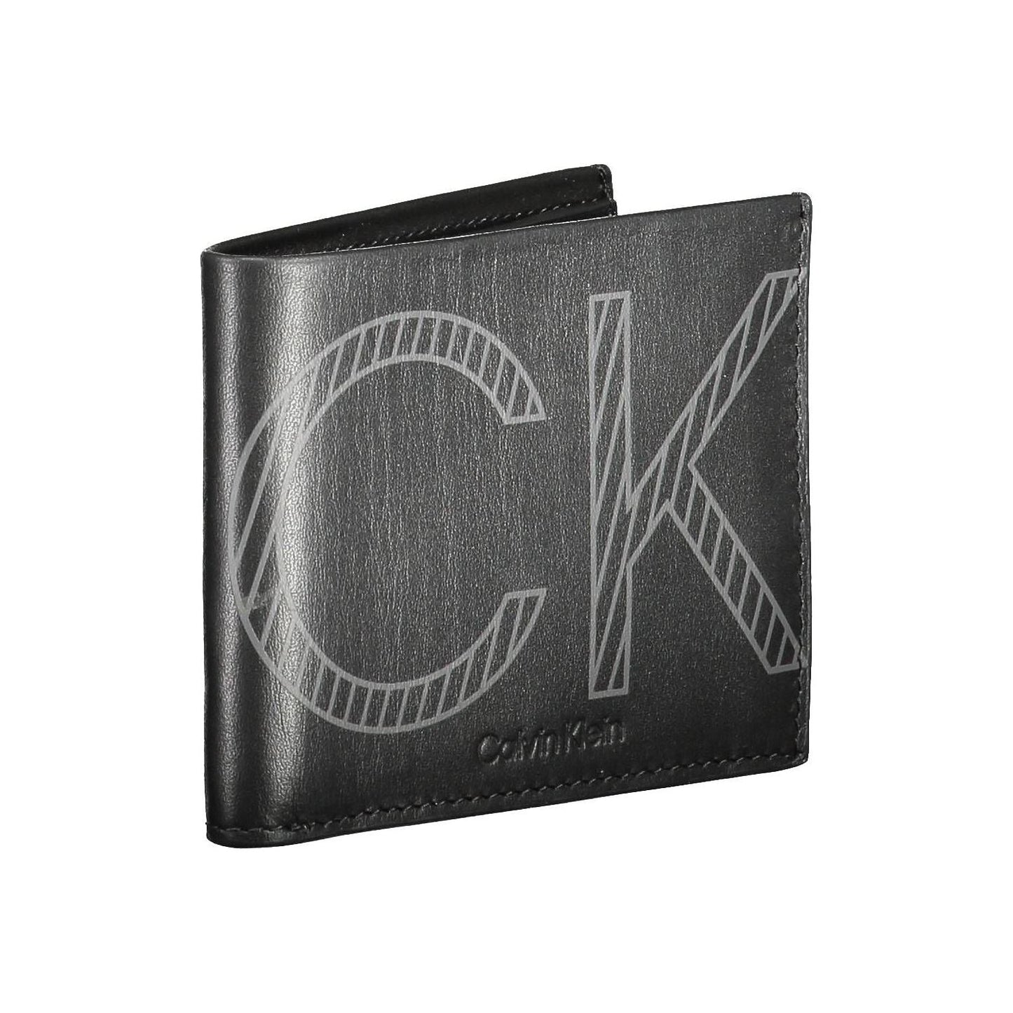 Calvin Klein Sleek Black Leather RFID Wallet Calvin Klein