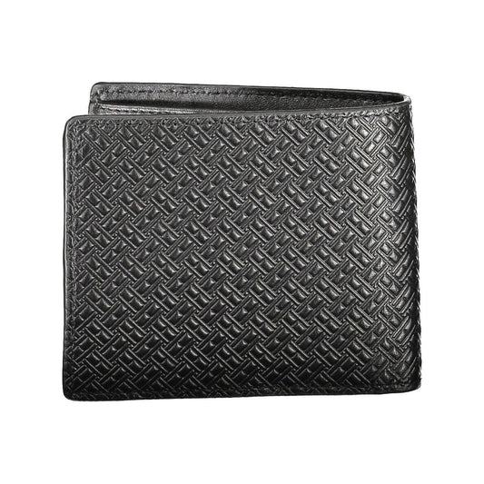 Tommy Hilfiger Sleek Black Leather Bi-Fold Men's Wallet Tommy Hilfiger