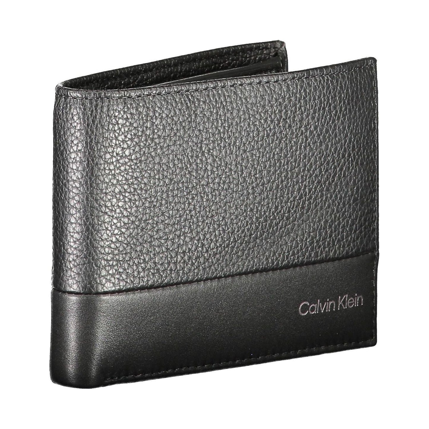 Calvin Klein Sleek Black Leather Wallet with RFID Block Calvin Klein