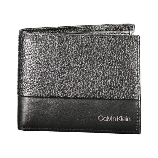 Calvin Klein Sleek Black Leather RFID Wallet Calvin Klein