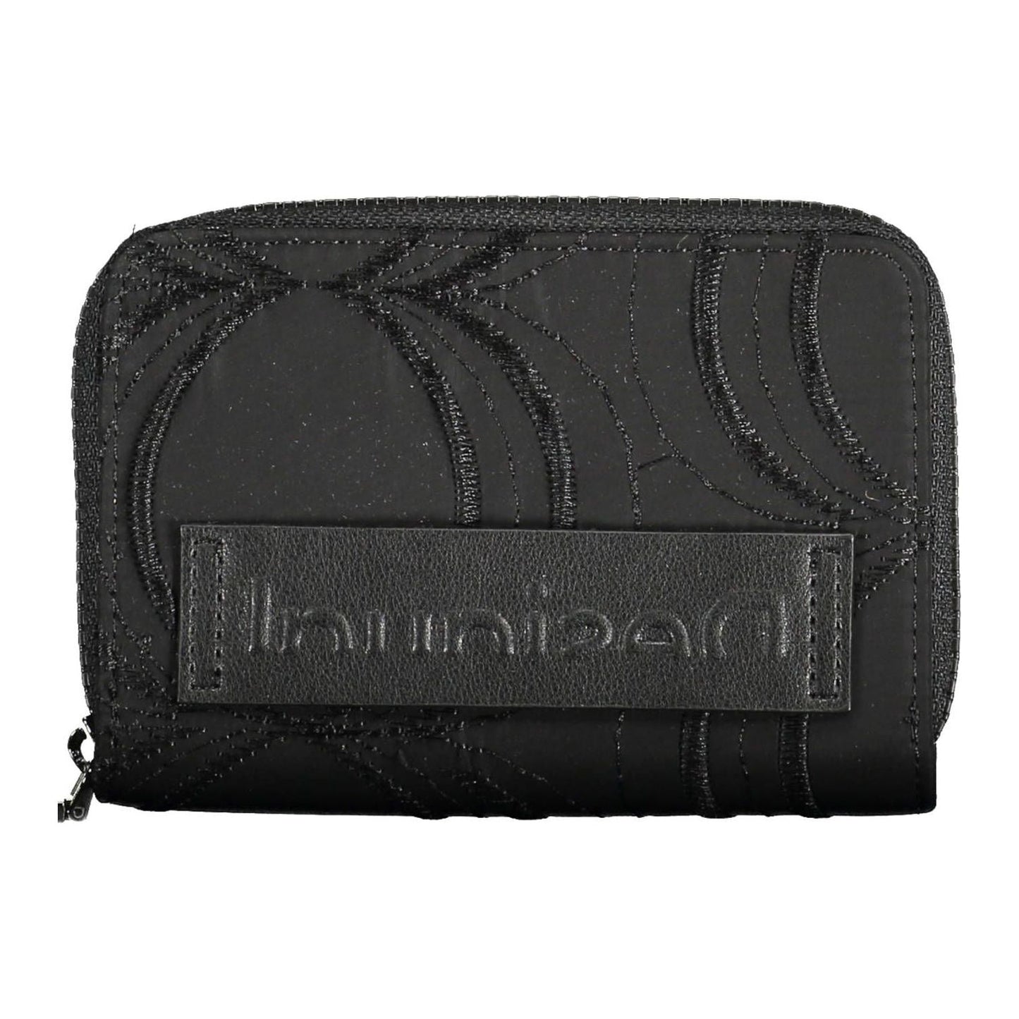 Desigual Chic Multifunctional Black Zip Wallet Desigual