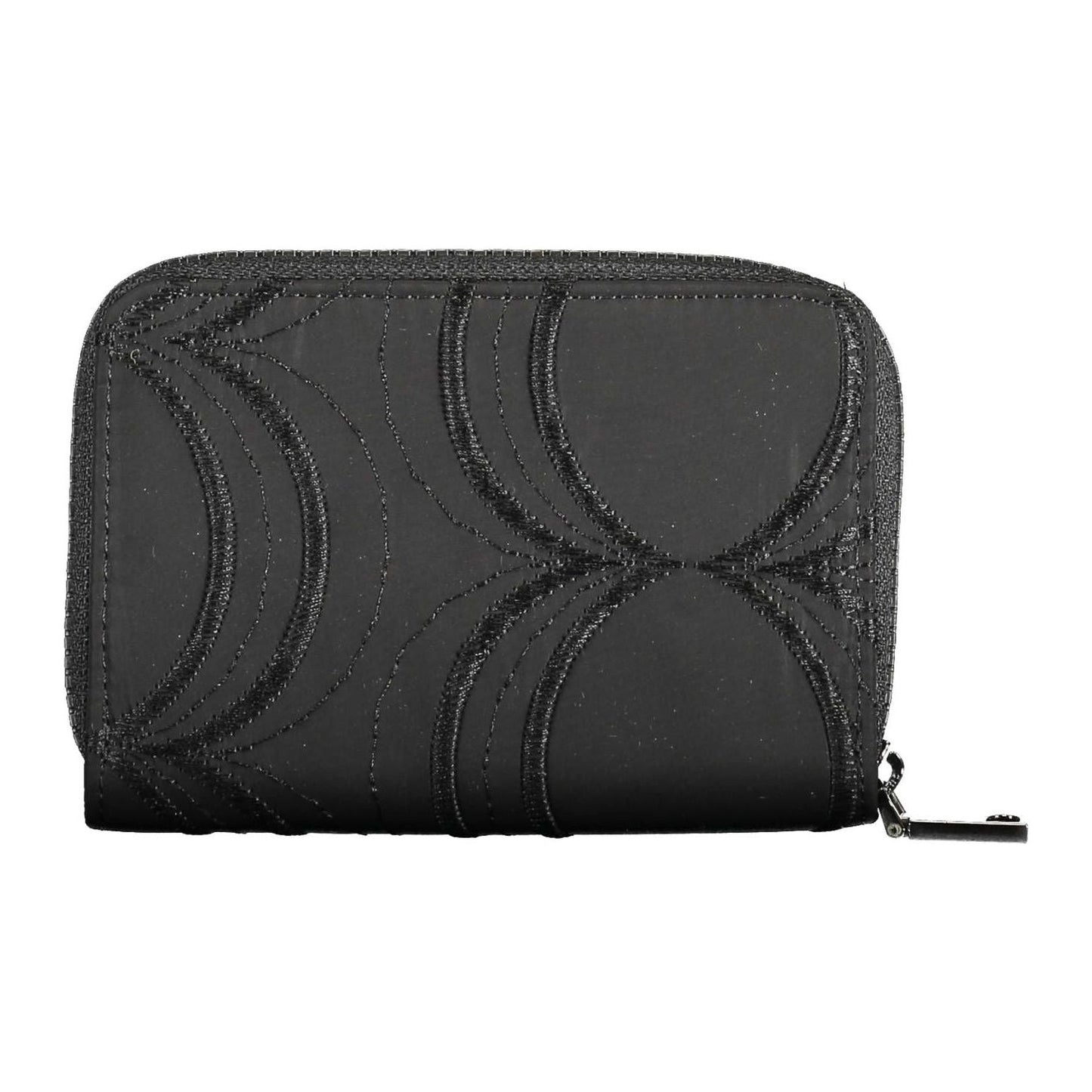 Desigual Chic Multifunctional Black Zip Wallet Desigual