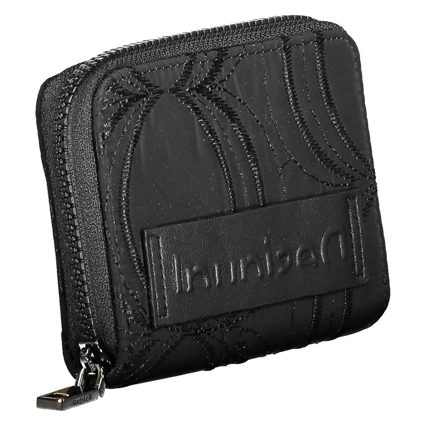 Desigual Chic Multifunctional Black Zip Wallet Desigual