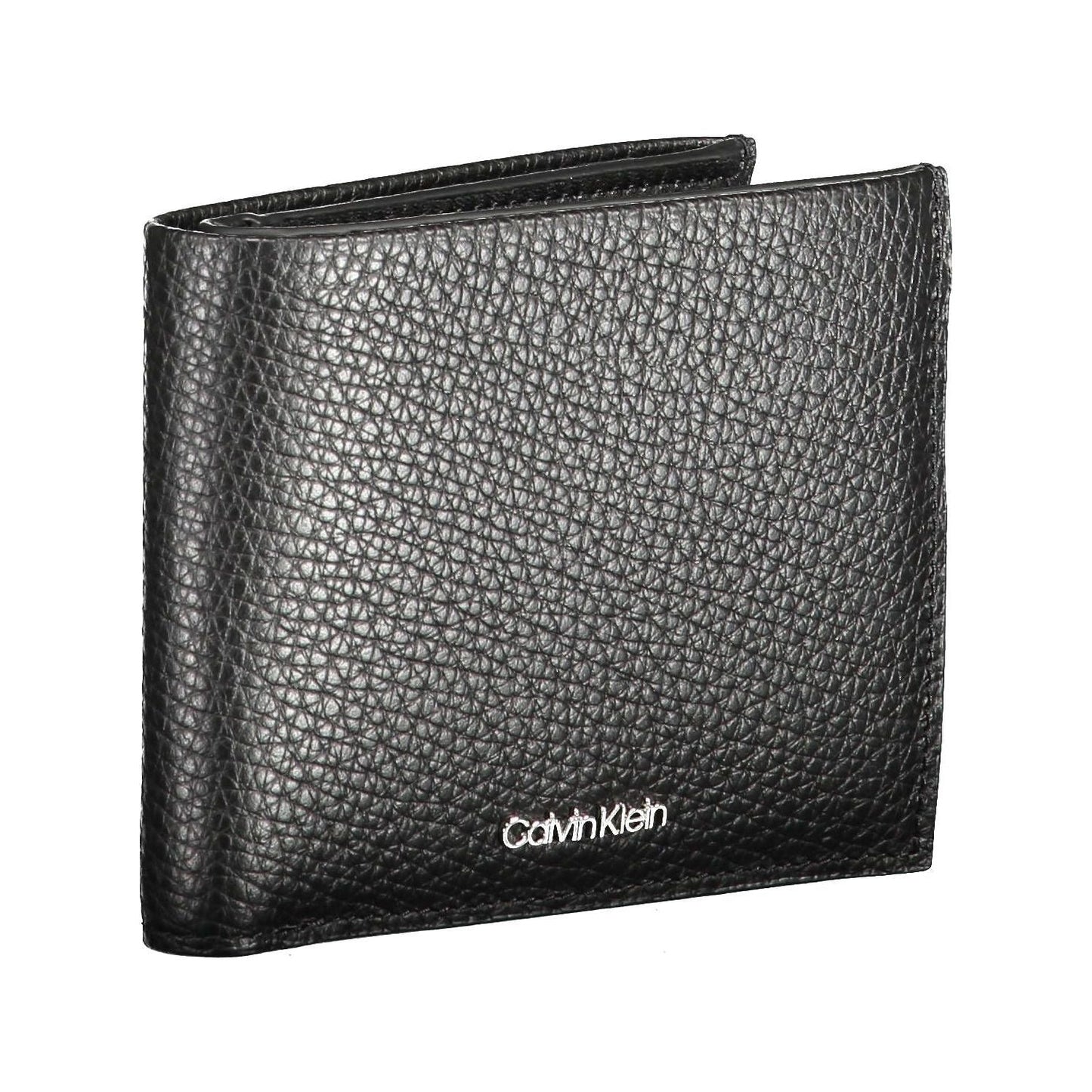 Calvin Klein Elegant Black Leather Men's Wallet Calvin Klein