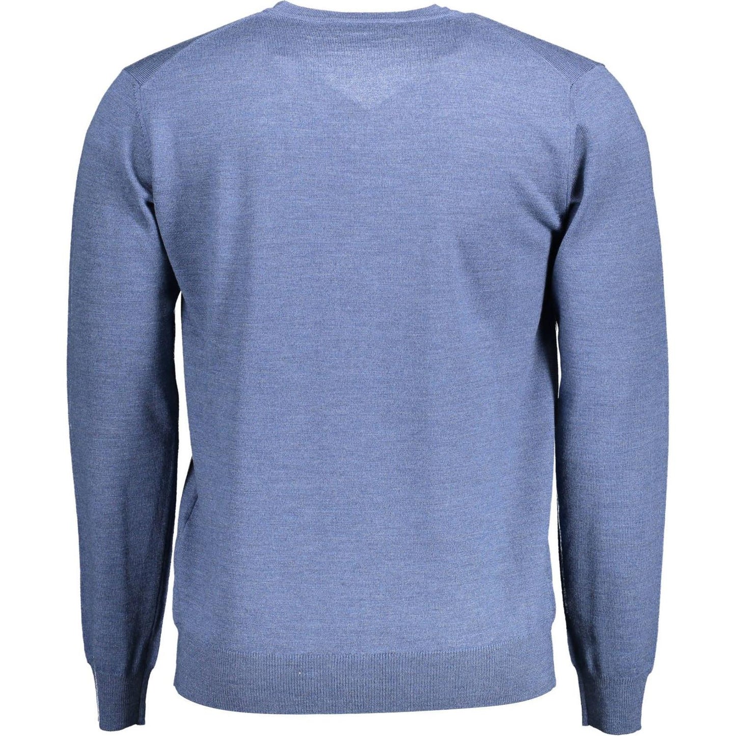 Harmont & Blaine Elegant V-Neck Wool Sweater in Blue Harmont & Blaine