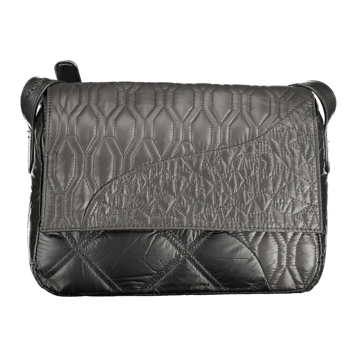 Desigual Chic Contrast Detail Black Shoulder Bag Desigual