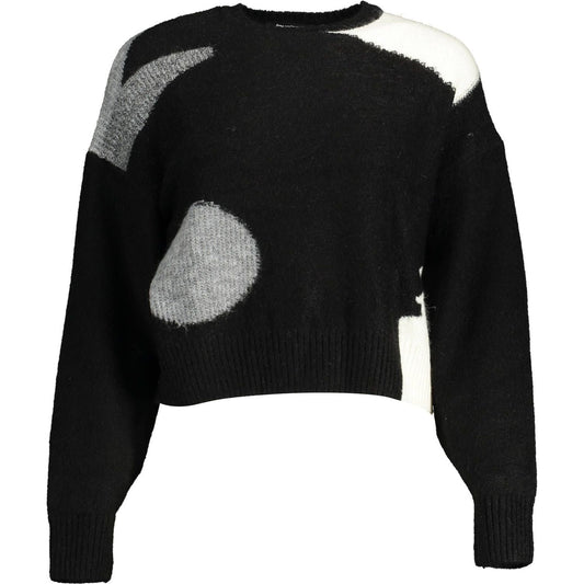 Desigual Chic Contrasting Long Sleeve Sweater Desigual