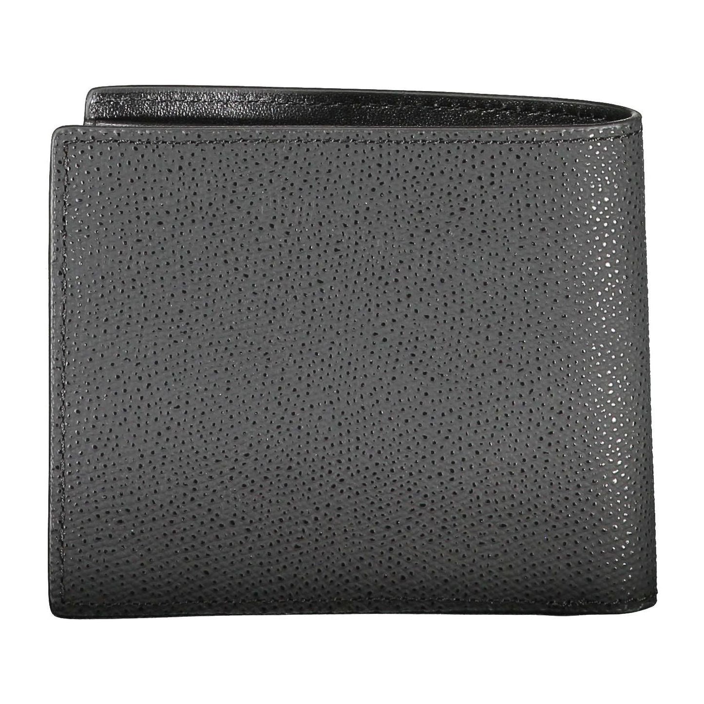 Tommy Hilfiger Chic Black Bifold Wallet with Coin Purse Tommy Hilfiger