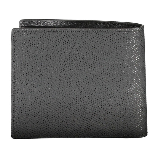 Tommy Hilfiger Chic Black Bifold Wallet with Coin Purse Tommy Hilfiger