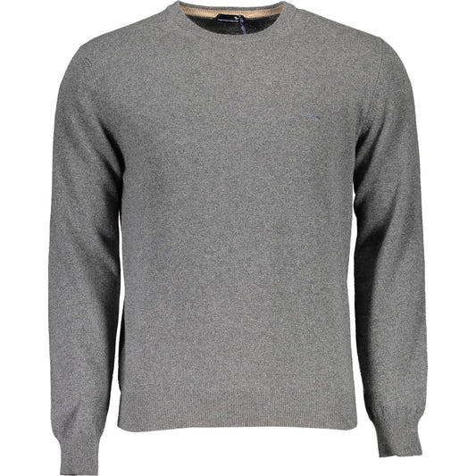 Harmont & Blaine Elegant Gray Wool-Cashmere Men's Sweater Harmont & Blaine