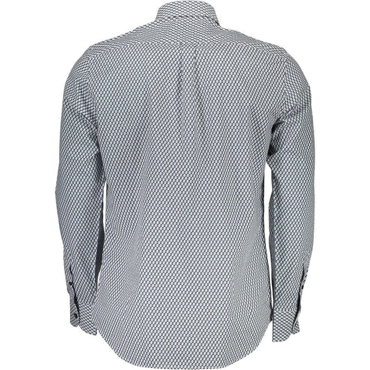 Harmont & Blaine Elegant Blue Regular Fit Long Sleeve Shirt Harmont & Blaine