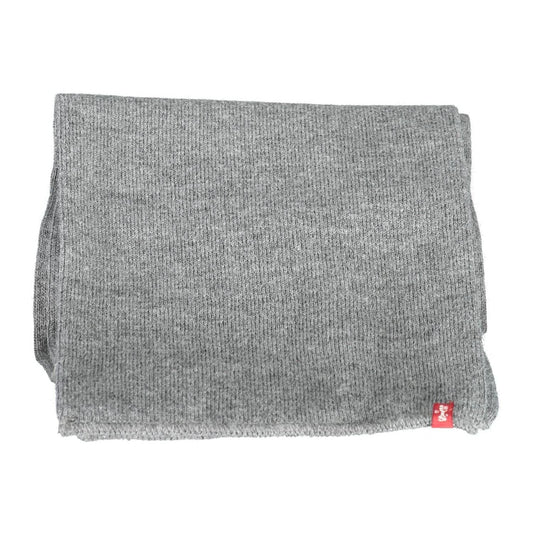 Levi's Elegant Gray Logo Scarf Levi's