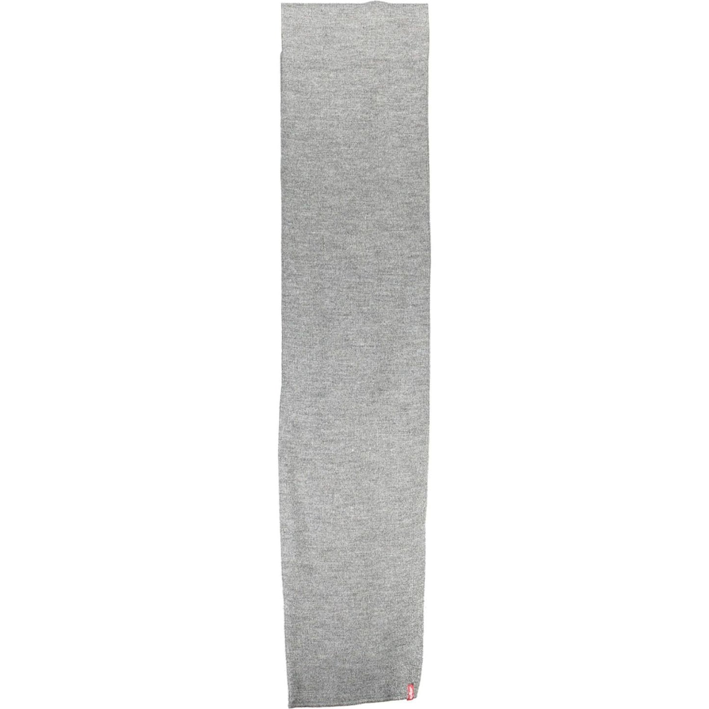 Levi's Elegant Gray Logo Scarf Levi's