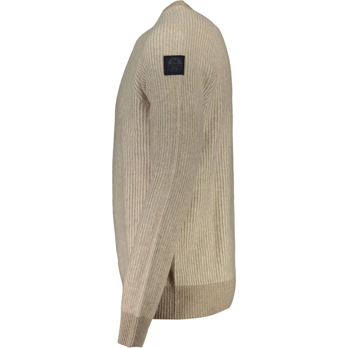 North Sails Eco-Conscious Beige Woolen Sweater North Sails