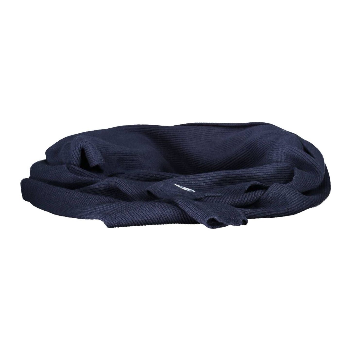 North Sails Elegant Blue Scarf with Distinctive Logo Detail North Sails