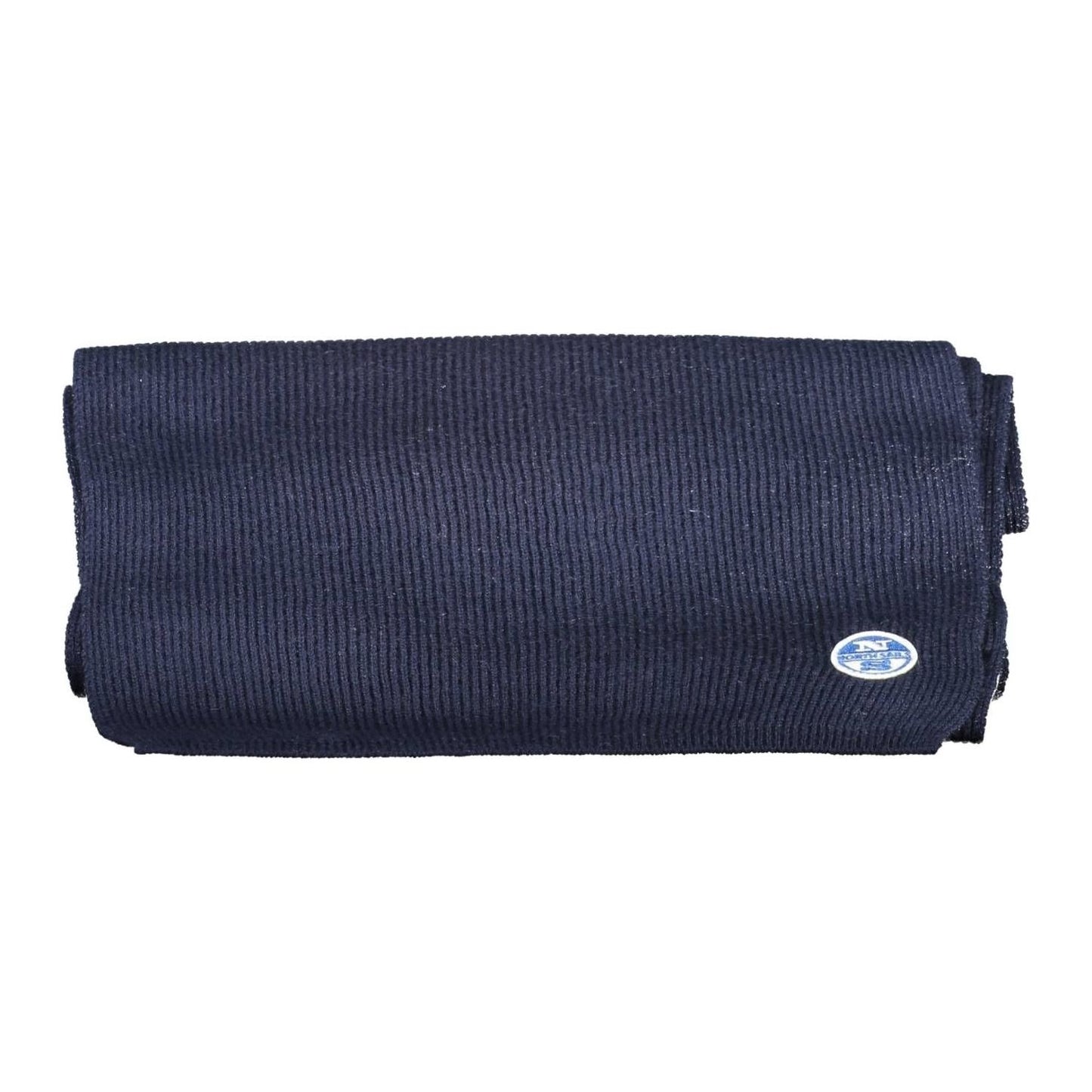 North Sails Elegant Blue Scarf with Distinctive Logo Detail North Sails