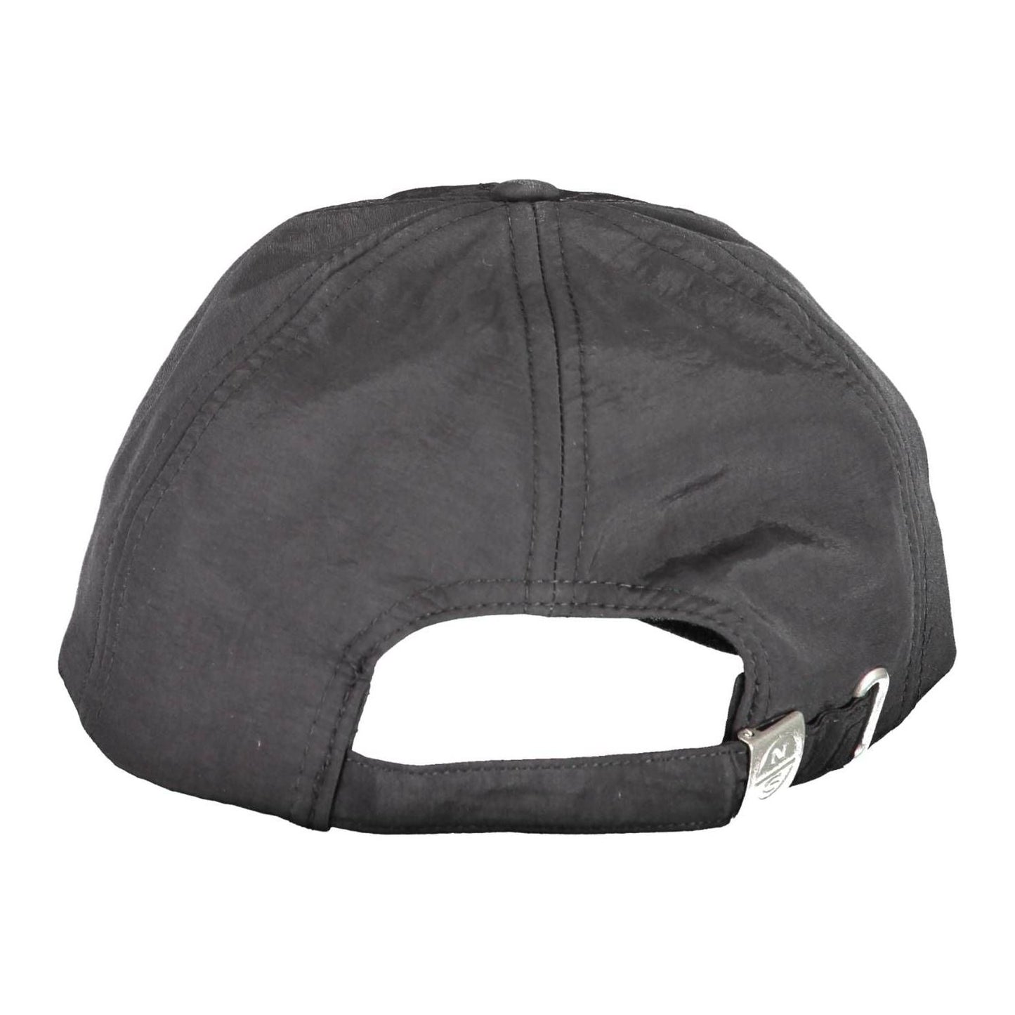 North Sails Sleek Black Visor Cap with Logo Detail North Sails