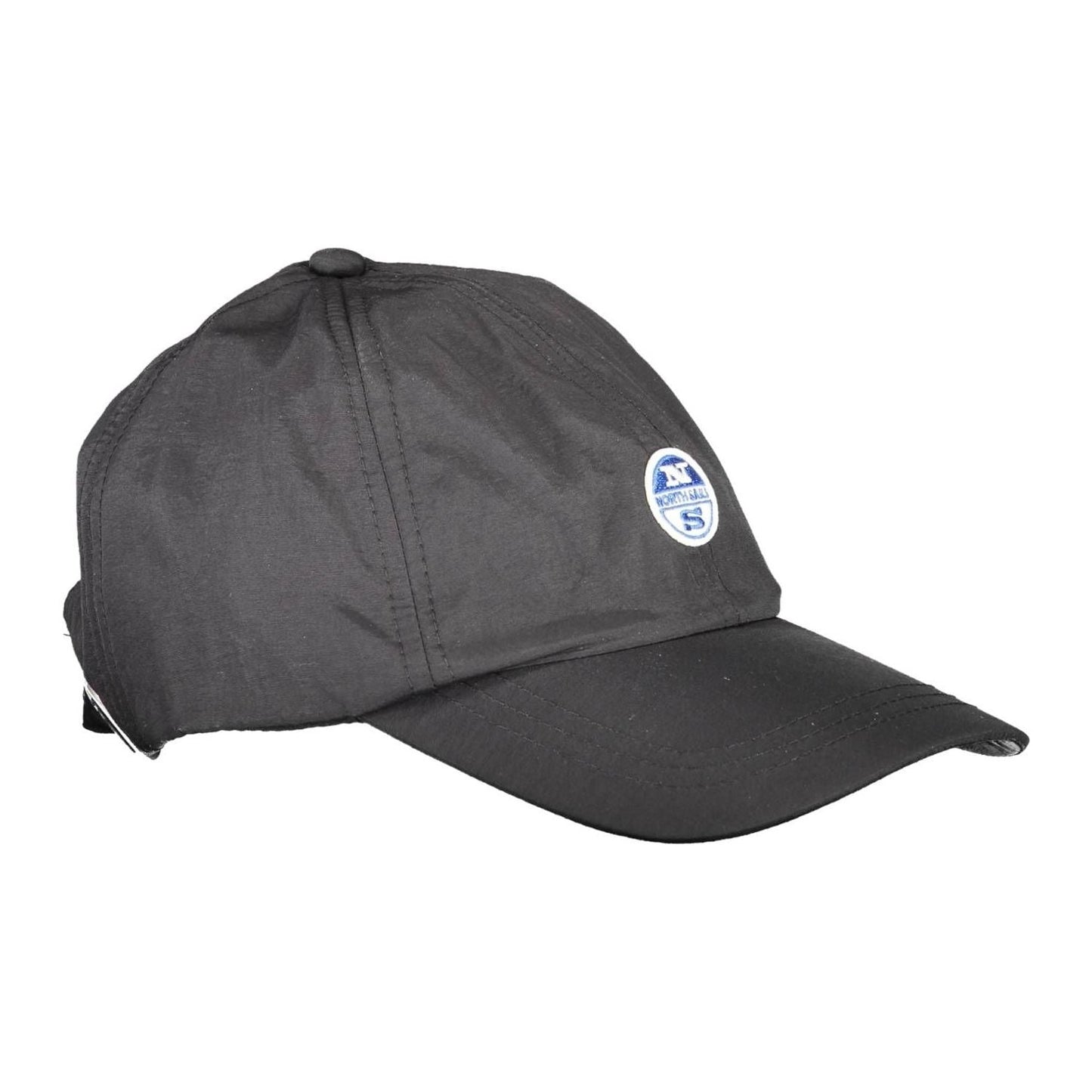 North Sails Sleek Black Visor Cap with Logo Detail North Sails