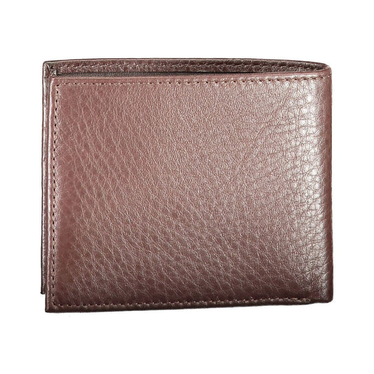 Tommy Hilfiger Elegant Brown Leather Bi-Fold Wallet Tommy Hilfiger