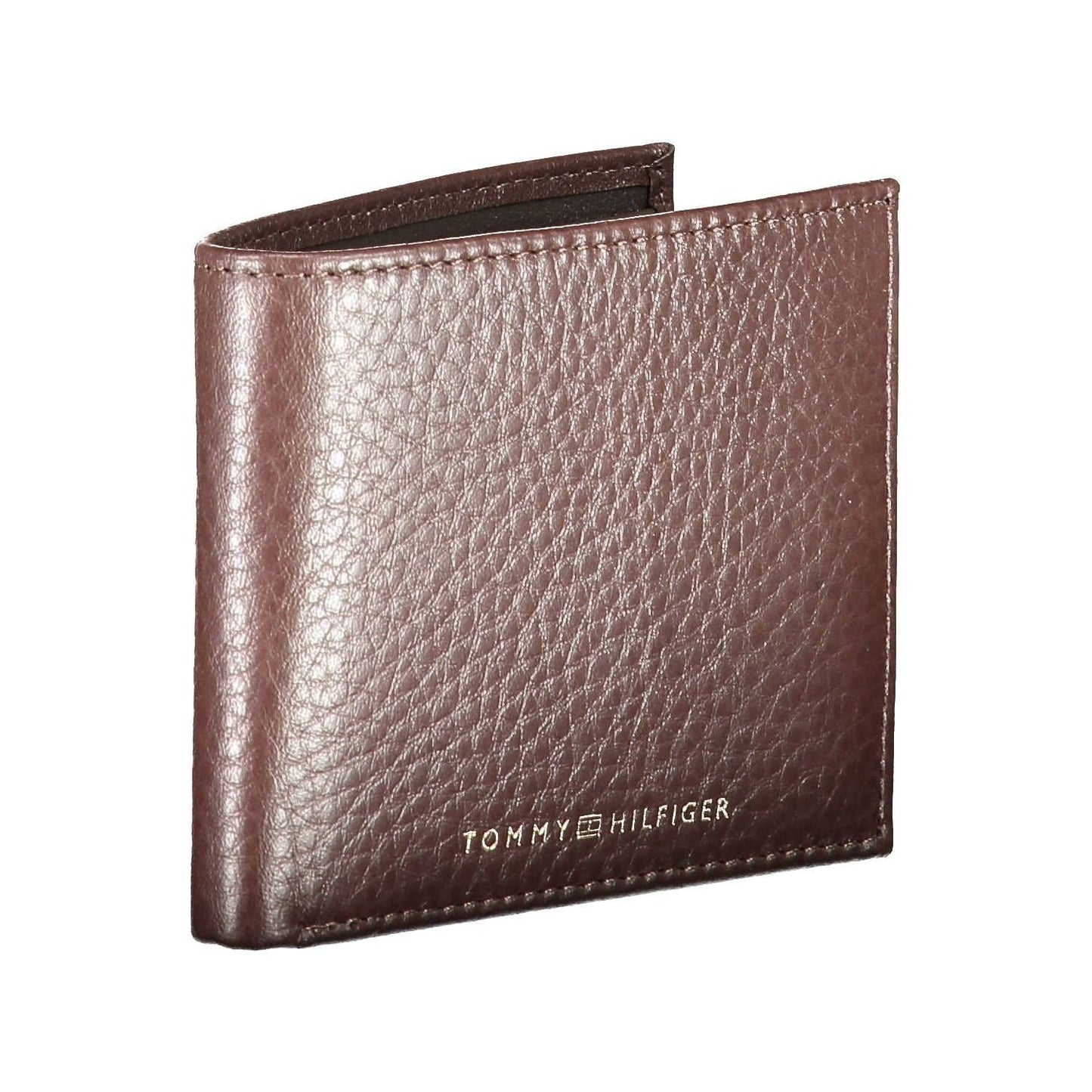 Tommy Hilfiger Elegant Brown Leather Bi-Fold Wallet Tommy Hilfiger